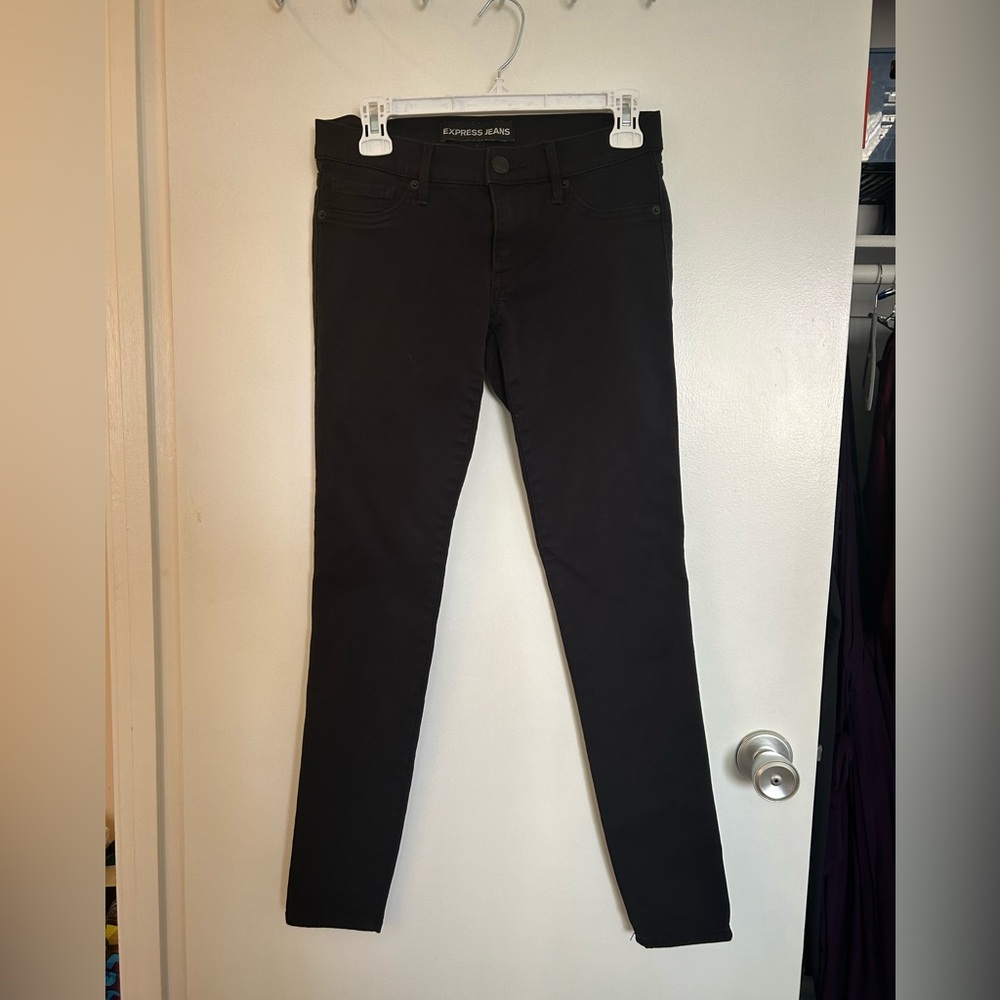Express Classic Black Denim Pants